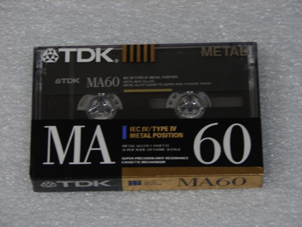 Аудиокассета TDK MA 60 (EU) (1990 - 1991 г.)