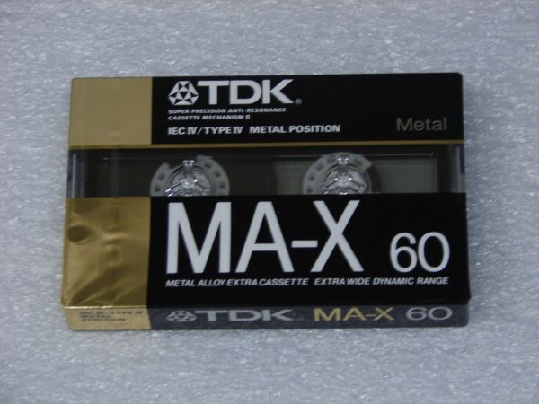 Аудиокассета TDK MA-X 60 (EU) (1988 - 1989 г.)