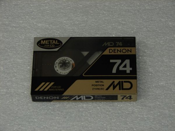 Аудиокассета DENON MD 74 (JP) (1989 г.)