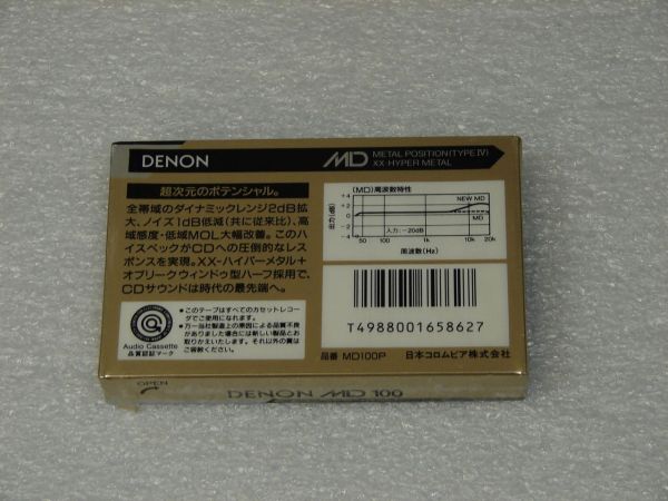 Аудиокассета DENON MD 100 (JP) (1989 г.)