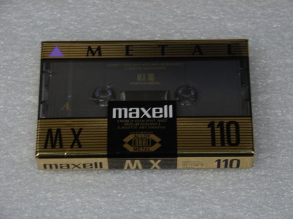 Аудиокассета Maxell MX 110 (US) (1992 - 1996 г.)