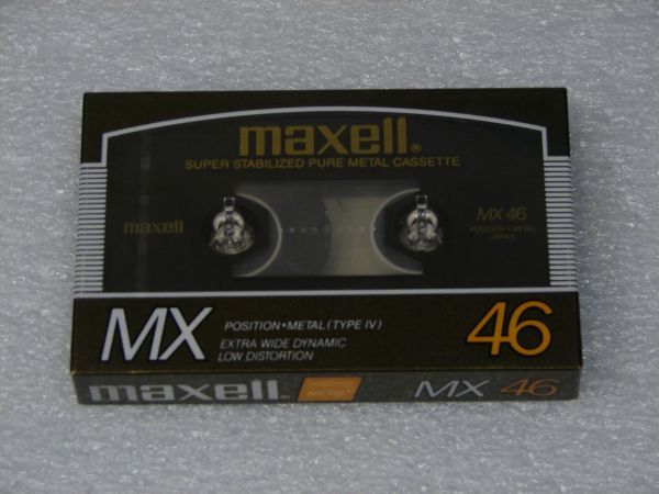 Аудиокассета Maxell MX 46 (JP) (1985 - 1987 г.)