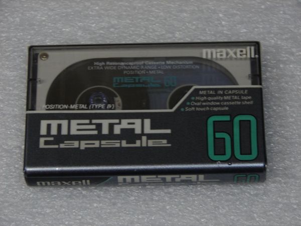 Аудиокассета Maxell Metal Capsule 60 (JP) (1991 - 1992 г.)