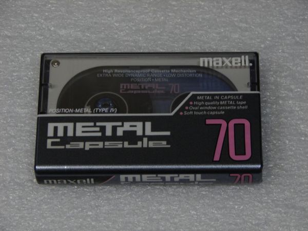 Аудиокассета Maxell Metal Capsule 70 (JP) (1991 - 1992 г.)