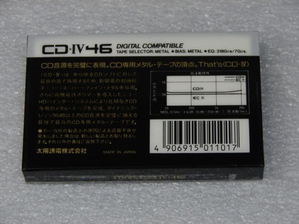 Аудиокассета That's CD-IV 46 (JP) (1986 г.)