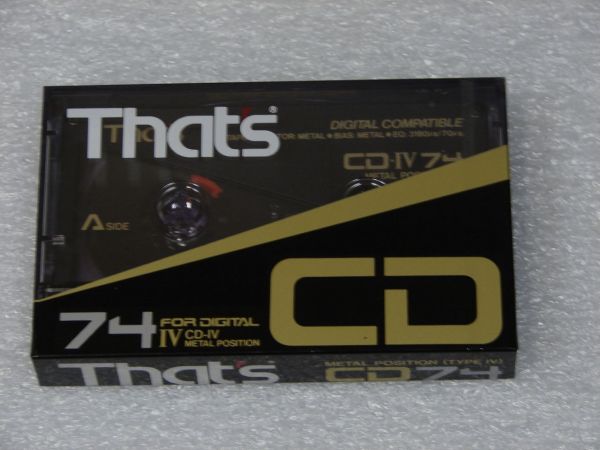 Аудиокассета That's CD-IV 74 (US) (1989 - 1990 г.)