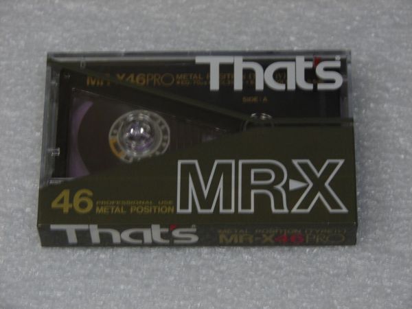 Аудиокассета That's MR-X 46 (JP) (1986 г.)