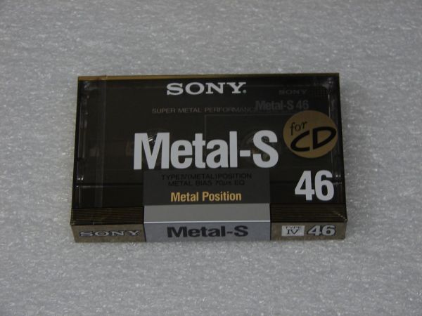 Аудиокассета SONY METAL-S 46 (JP) (1988 г.)