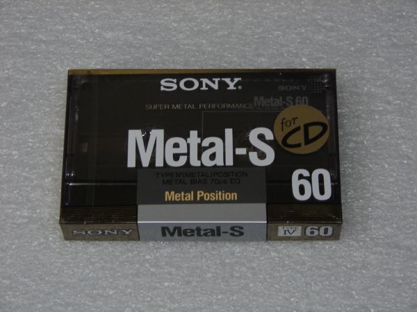 Аудиокассета SONY METAL-S 60 (JP) (1988 г.)