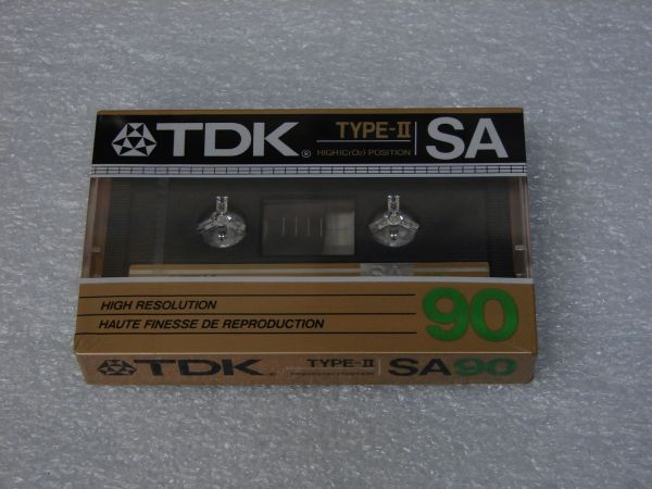 Аудиокассета TDK SA 90 (US) (1987 г.)