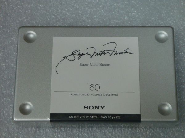 Аудиокассета Sony Super Metal Master 60