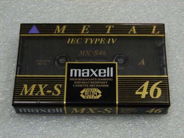 Аудиокассета Maxell MX-S 46 (EU) (1994 - 1995 г.)