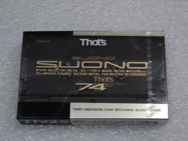 Аудиокассета That's SUONO 74 (US) (1991 - 1992 г.)