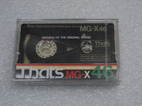 Аудиокассета That’s MG-X 46 (JP) (1984 - 1985 г.)