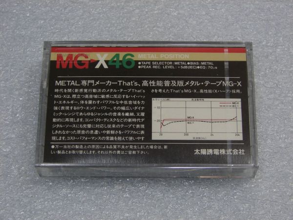 Аудиокассета That’s MG-X 46 (JP) (1984 - 1985 г.)