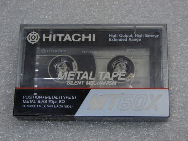 Аудиокассета Hitachi MT-X 60 (JP) (1985 - 1986 г.)