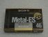 Аудиокассета SONY METAL-ES 46 (JP) (1988 г.)