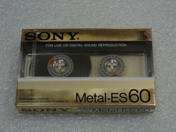 Аудиокассета SONY METAL-ES 60 (EU) (1985 г.)