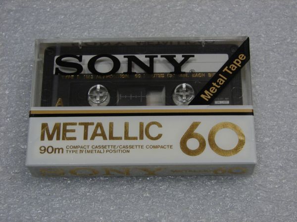 Аудиокассета Sony Metallic 60 (US) (1978 - 1981г.)