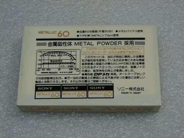 Аудиокассета Sony Metallic 60 (JP) (1978 - 1981г.)