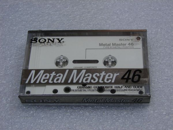 Аудиокассета Sony Metal Master 46 (Японский рынок) (1988 - 1989г.)