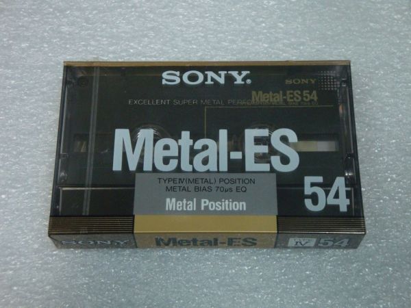 Аудиокассета Sony Metal-ES 54 (JP) (1988 г.)