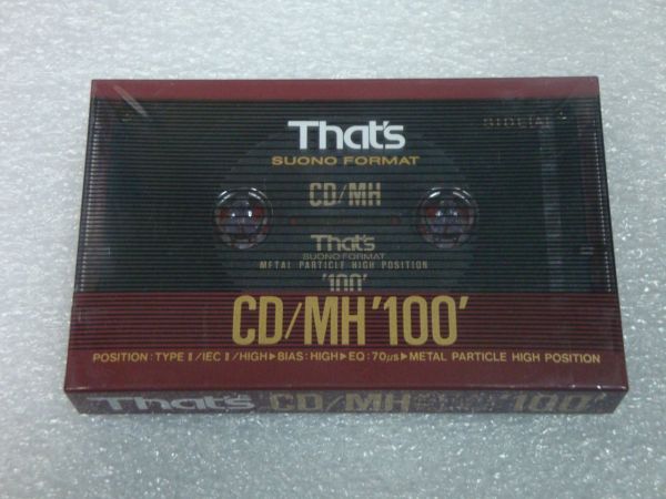 Аудиокассета That's CD/MH 100 (US) (1991 - 1992 г.)