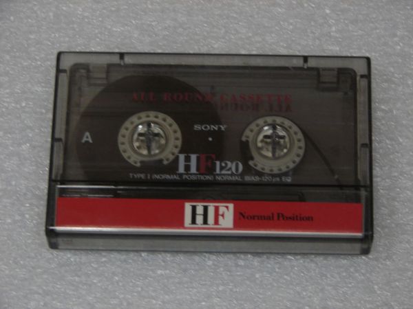 Аудиокассета SONY HF 120 (JP) (1995) used