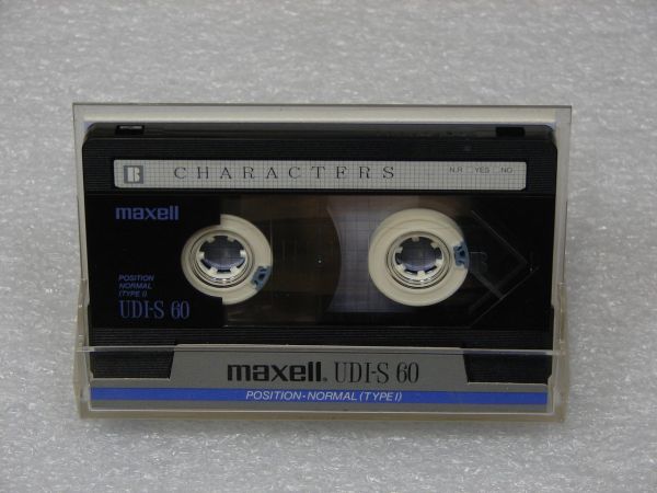 Аудиокассета Maxell UDI-S 60 (JP) (1988 г.) used