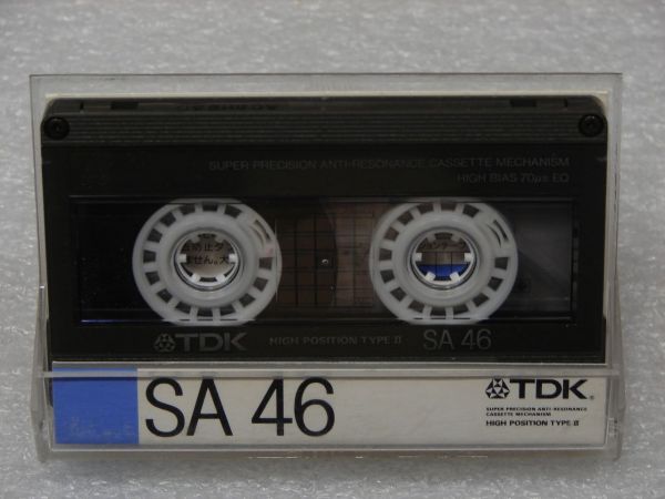 Аудиокассета TDK SA 46 (JP) (1987 - 1988 г.) used