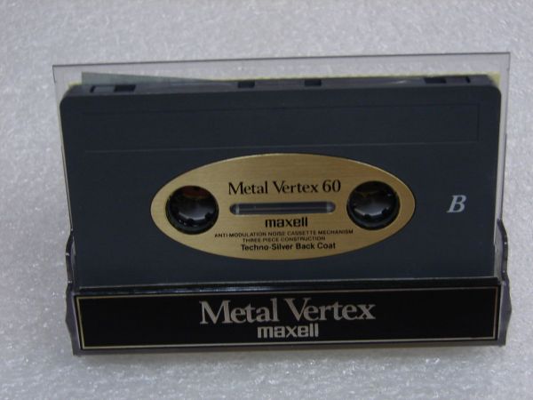 Аудиокассета Maxell Metal Vertex 60 (JP) (1988 - 1989 г.) used