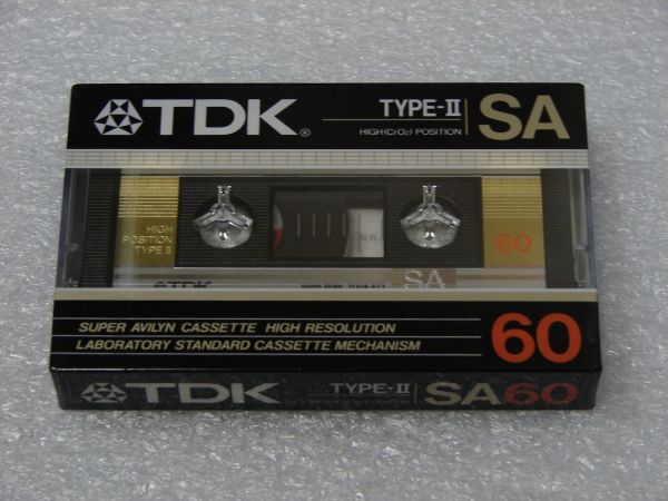 Аудиокассета TDK SA 60 (EU) (1986 - 1987 г.)