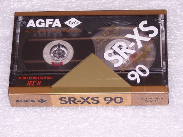 Аудиокассета Agfa SR-XS 90 (1989-1991г.)