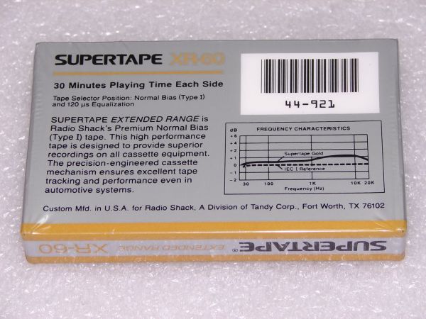 Аудиокассета Supertape XR-60