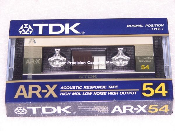 Аудиокассета TDK AR-X 54 (JP) (1985 - 1986)