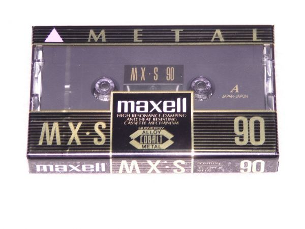 Аудиокассета Maxell MX-S 90 (US) (1992 - 1996 г.)