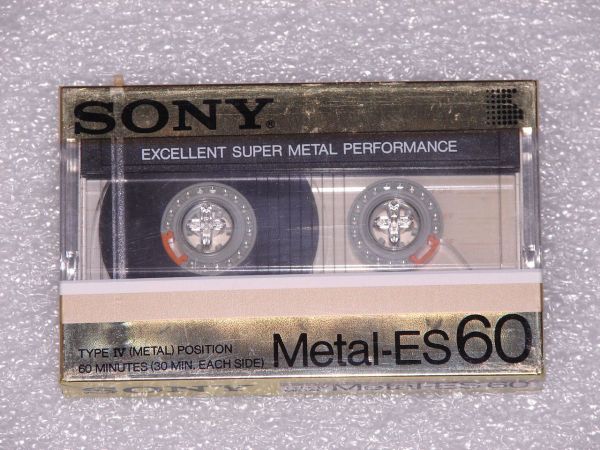 Аудиокассета SONY METAL-ES 60 (JP) (1985 г.)