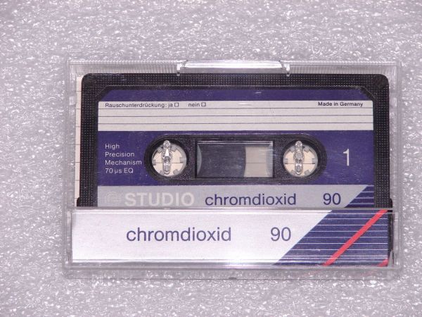 Аудиокассета STUDIO Chromdioxid 90