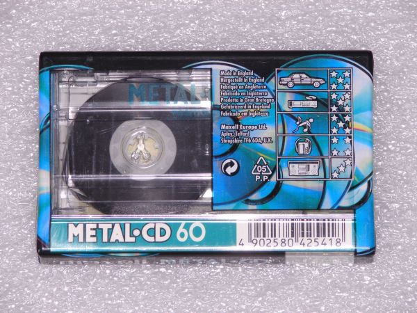 Аудиокассета Maxell Metal CD 60 (UE) (1998 - 2000 г.)