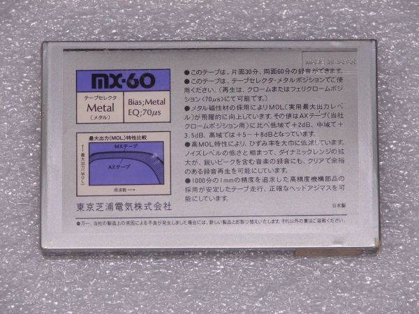 Аудиокассета Aurex mx46 (Jp) (1987 - 1990 г.)