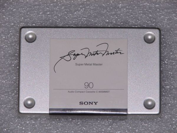Аудиокассета Sony Super Metal Master 90 (EU) (1992 - 1994 г.)