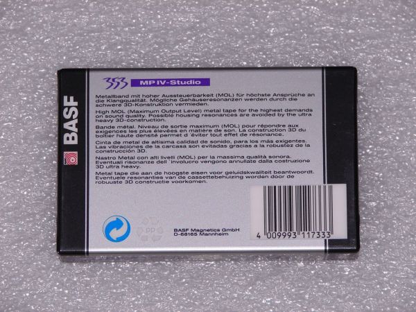 Аудиокассета BASF 353 MP IV-Studio 60 (EU) (1994 - 1995 г)