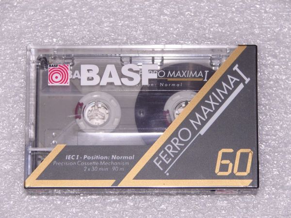 Аудиокассета BASF Ferro Maxima I 60 (EU) (1991 - 1993 г.)