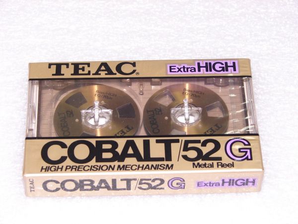 Аудиокассета TEAC COBALT 52G (1984 - 1985 г.)