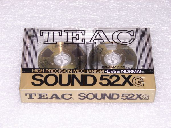 Аудиокассета Teac Sound 52Xg (1986 - 1987 г.)