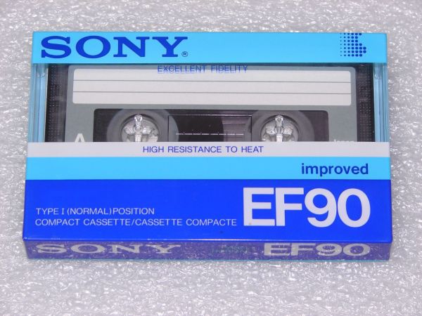 Аудиокассета Sony EF 90 (Европейский рынок) (1986-1987г.)