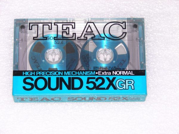 Аудиокассета Teac Sound 52Xgr (1986 - 1987 г.)