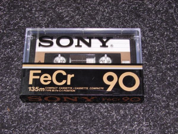 Аудиокассета SONY FeCr 90 (EU) (1978 - 1981 г.)