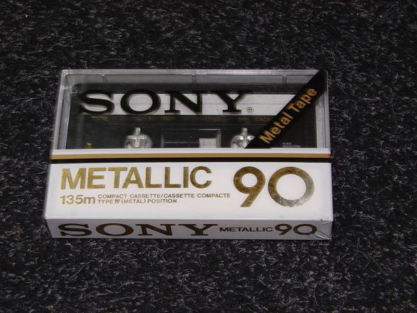 Аудиокассета SONY Metallic 90 (US) (1978 - 1981 г.)