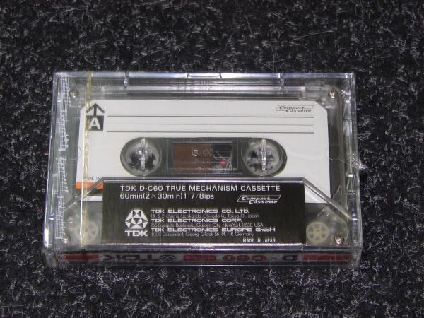 Аудиокассета TDK D 60 (US) (1973 - 1974 г.)